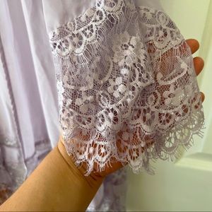 Kimono lace lavender